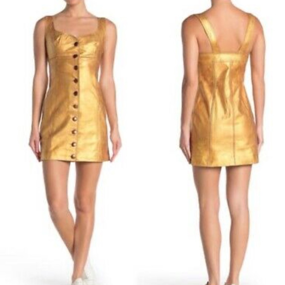 Free people Goldie mini dress NWT 6